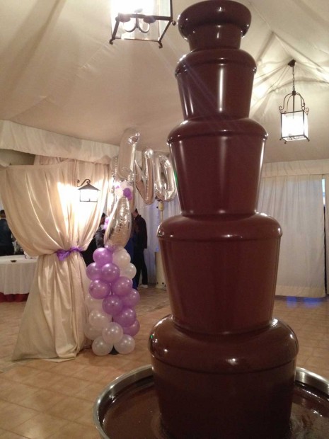 Fuente chocolate alquiler