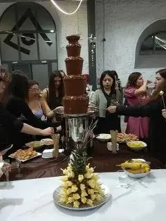 fuente de chocolate